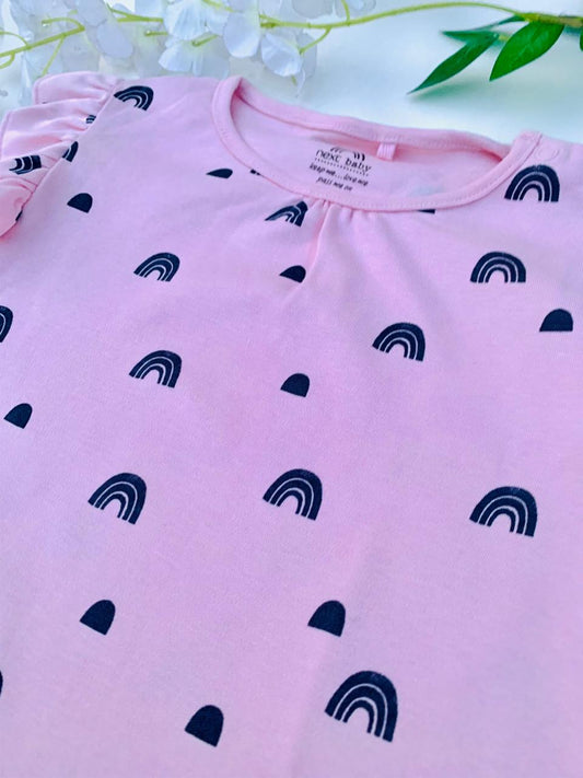 Next Printed Rainbows Romper