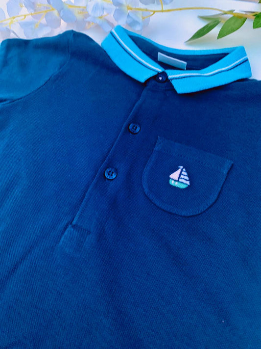 Next Printed Small Boat Romper