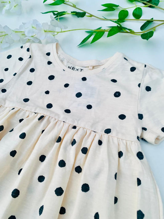 Next Cream polka dots shirt