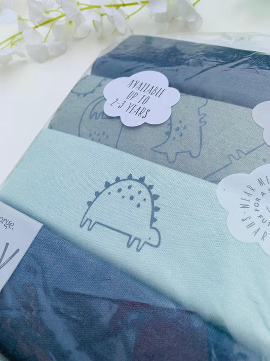 George Pack of 6 Half sleeves Bodysuits