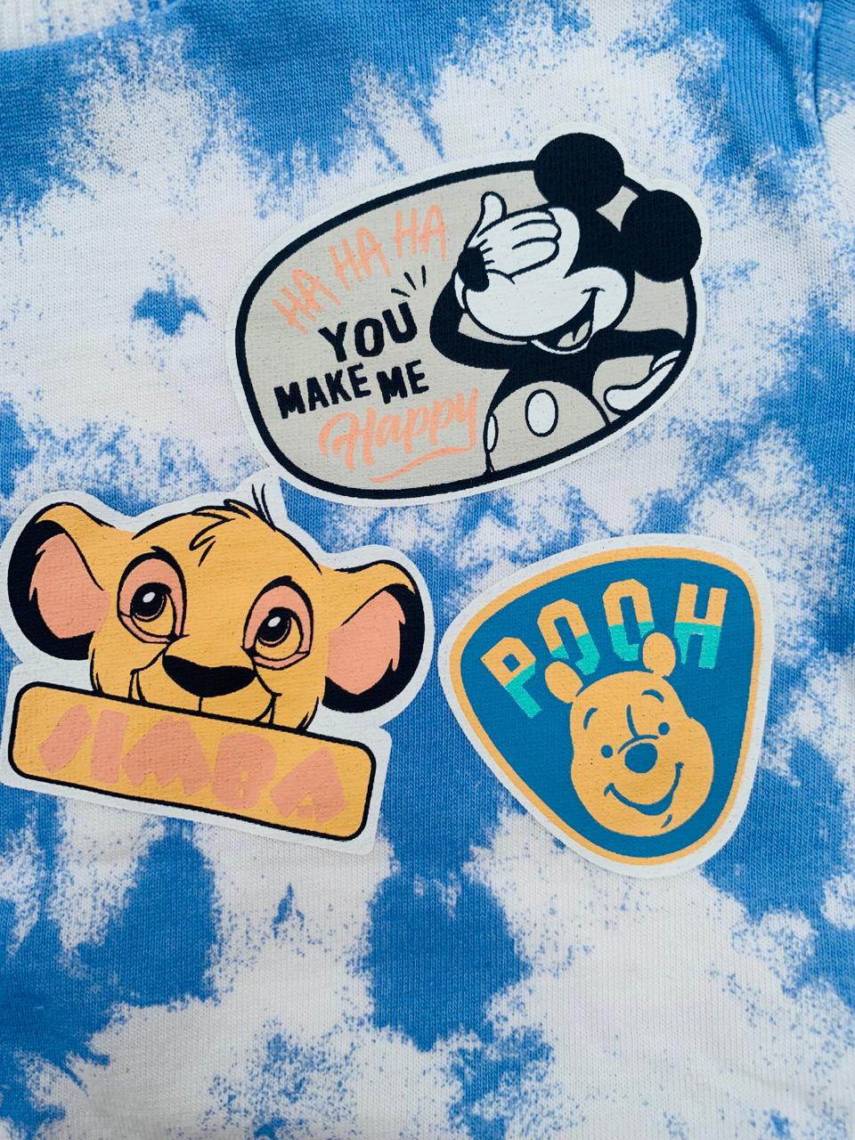 George Tie & Dye Pooh Shirt & Shorts Set