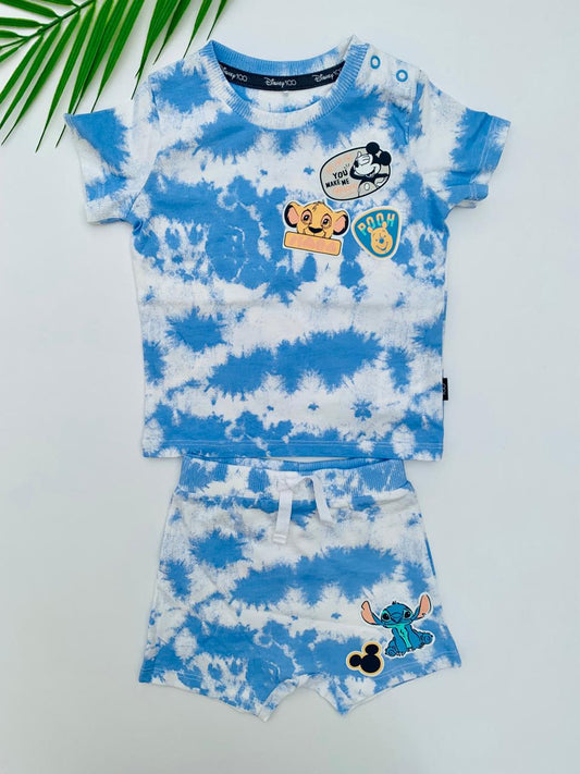 George Tie & Dye Pooh Shirt & Shorts Set