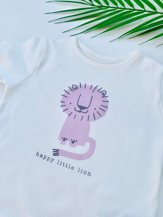 George Printed Lion Shirt & Shorts Set