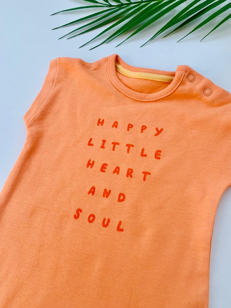 George " Happy Little Heart " Romper