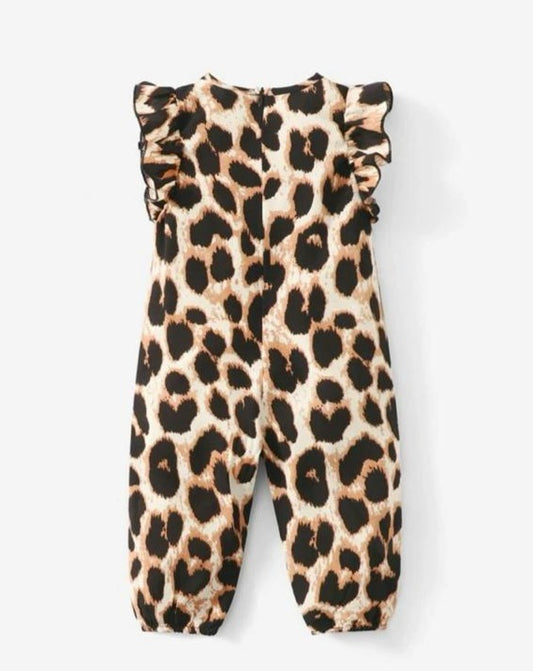 SHEIN Cheetah Print Romper