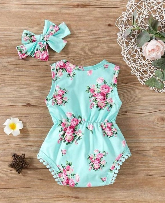 SHEIN Floral Print 2pc Set