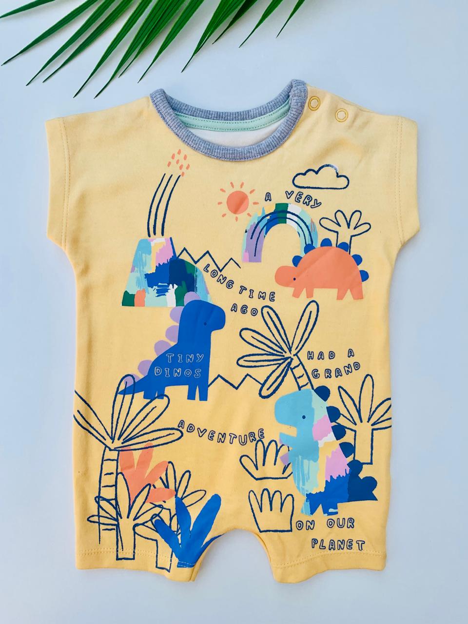 George Printed Dinosaur Romper