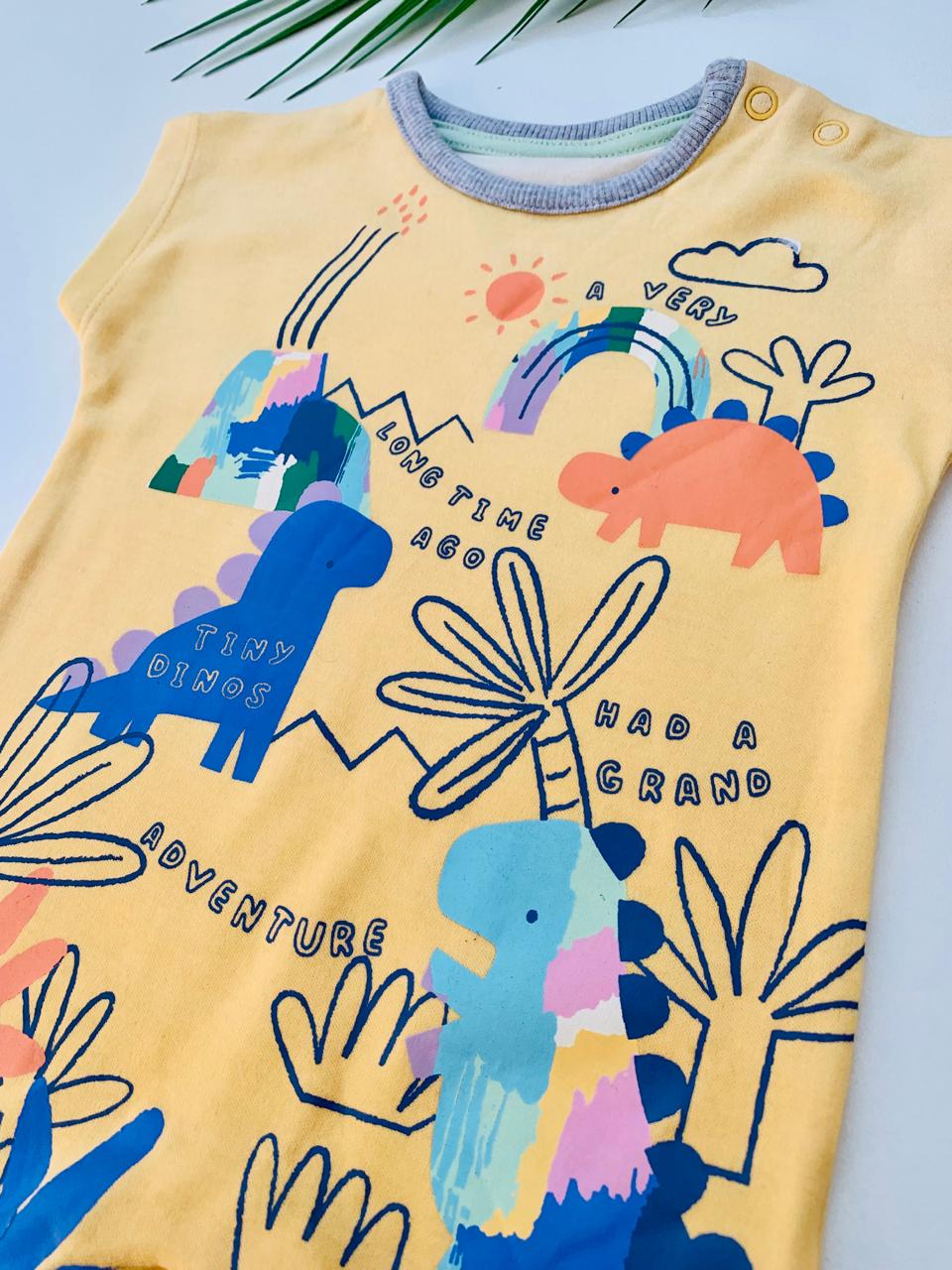 George Printed Dinosaur Romper