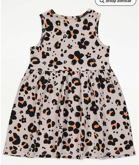George Printed Leopard Frock