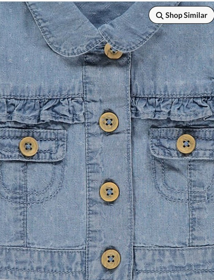 George Floral Frock with Denim Jacket