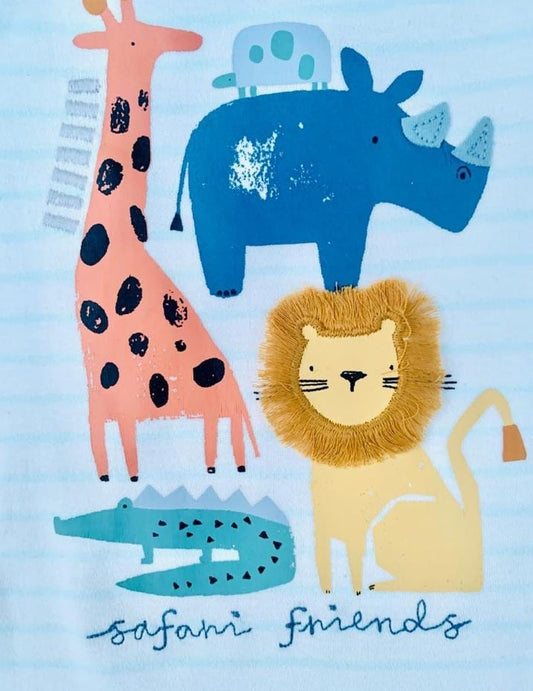 Next "Safari Friends" Romper