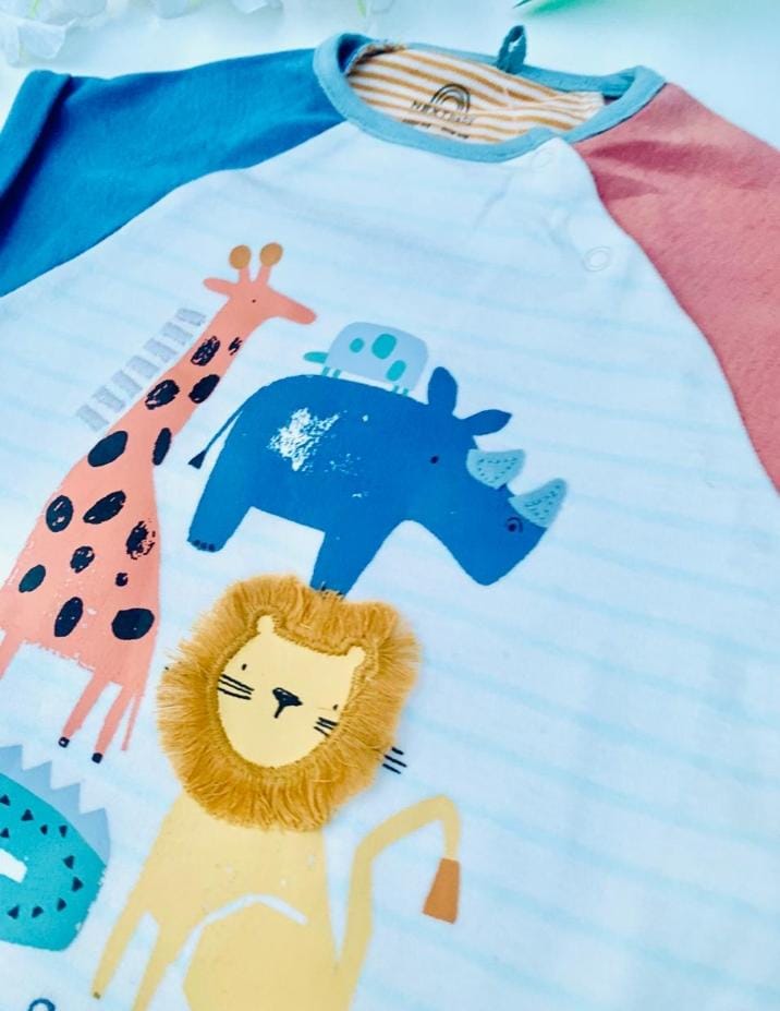 Next "Safari Friends" Romper