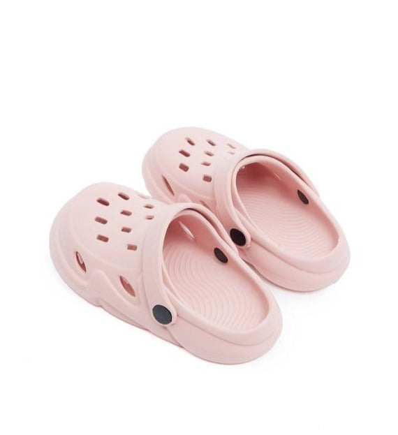 R&B Plain Light Pink Crocs