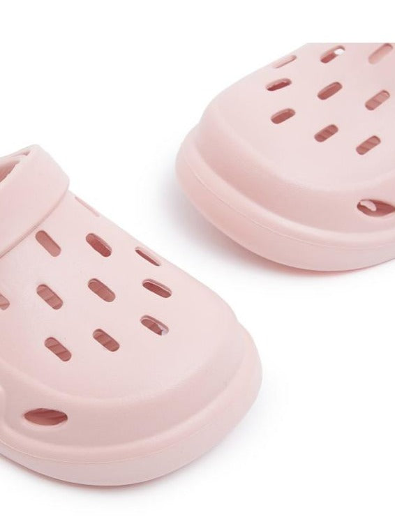 R&B Plain Light Pink Crocs
