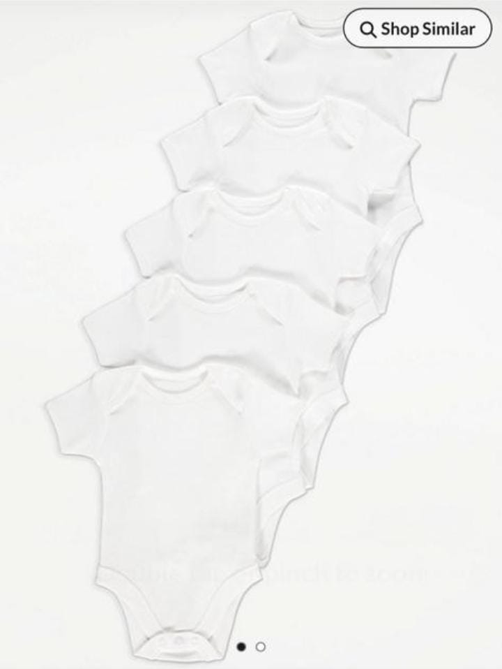 George Pack Of 5 Half Sleeves Bodysuits