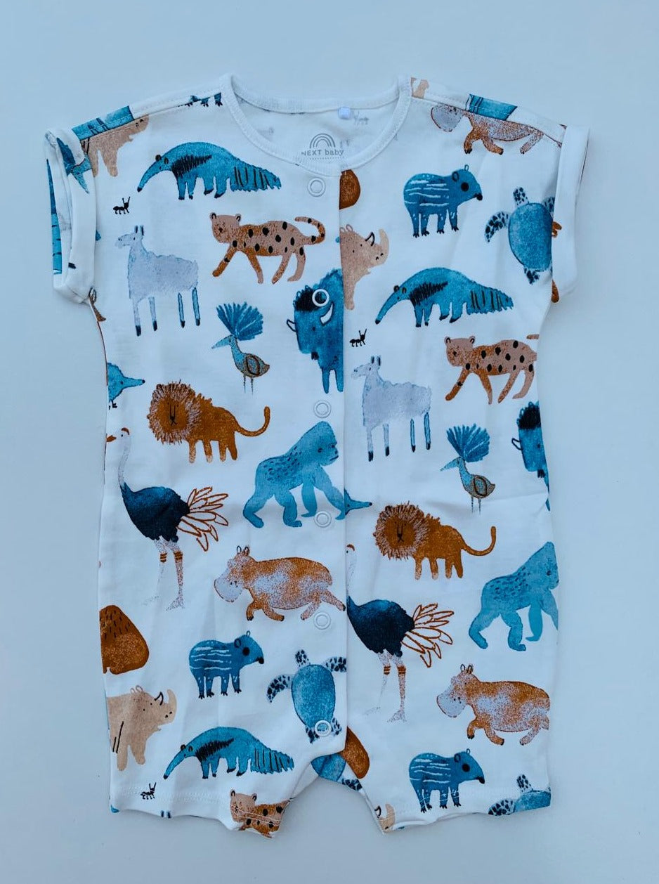 Next Printed Animals Romper