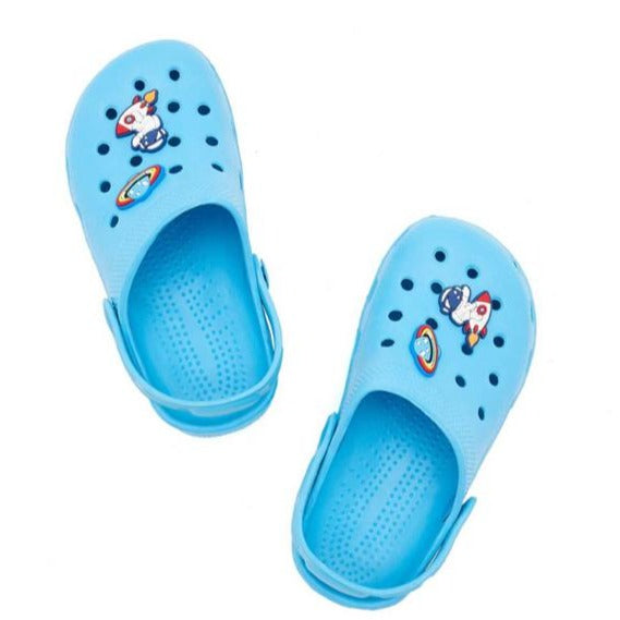 R&B Rocket Blue Crocs