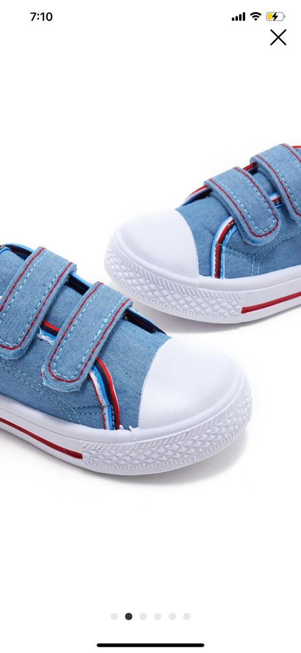 R&B Blue Denim Shoes