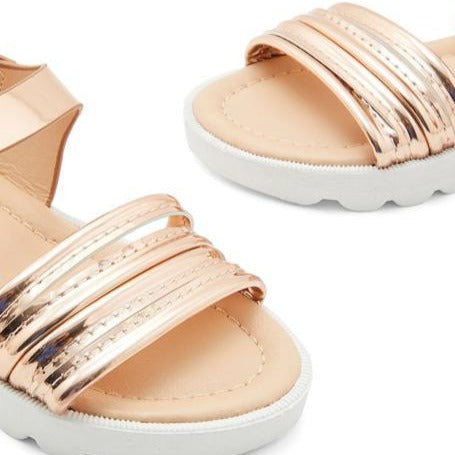 R&B Golden Sandals
