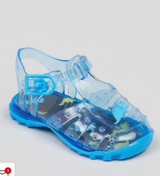 Matalan Printed Dino Sandals