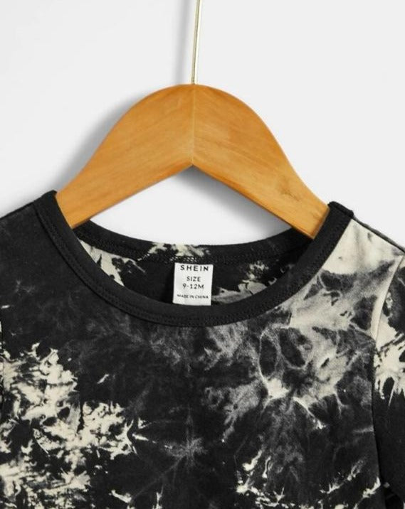 SHEIN Tie & Dye Shirt & Shorts Set