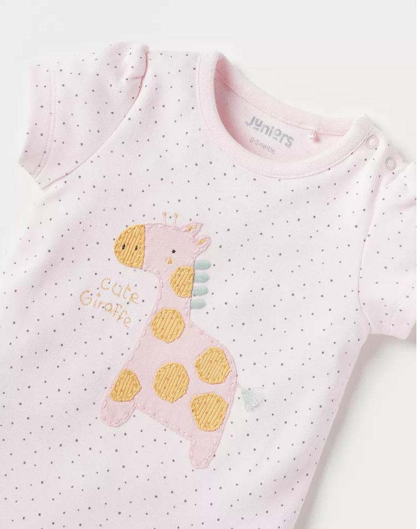 Juniors " Cute Giraffe " Romper