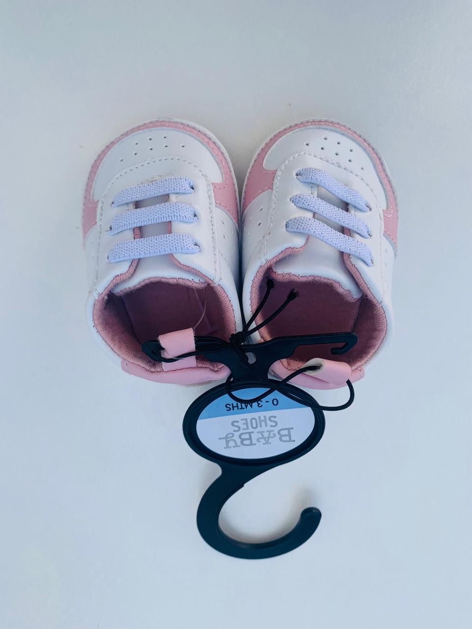 Matalan Pink & White Trainers