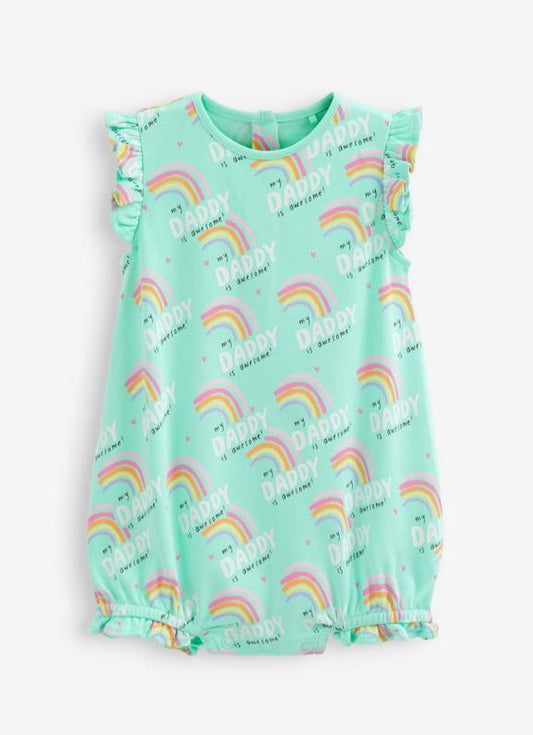 Next Printed Rainbows Romper