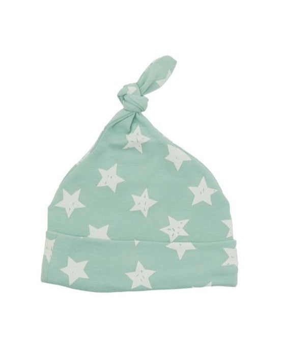 R&B Printed Stars Cap & Mitten Set
