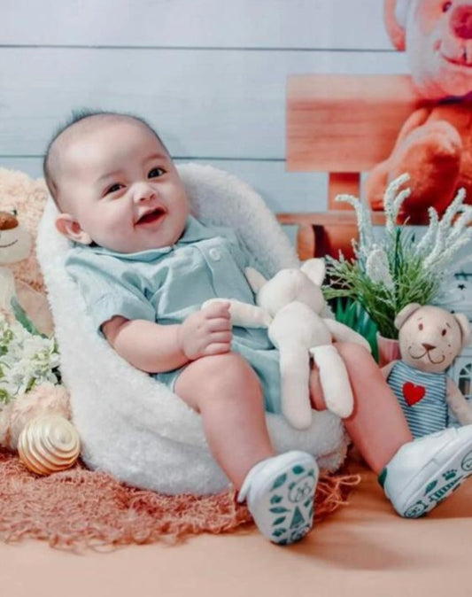 SHEIN Embroided Dino Romper