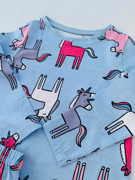 George Printed Unicorns Shirt & Trouser Set