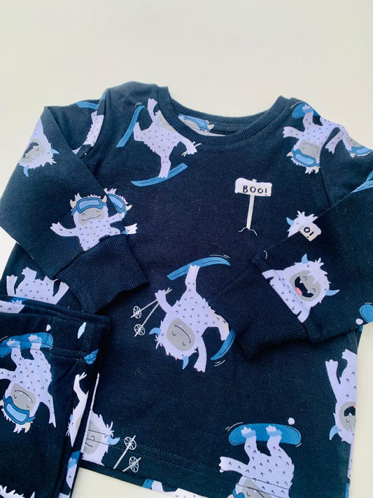 Matalan Printed Yeti Shirt & Trouser set