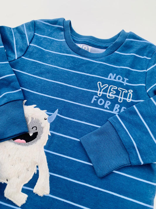 Matalan Appliqued Yeti Shirt & Trouser set