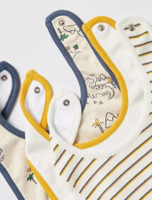 MAX Pack Of 3 "Roar Means Awesome" Bibs