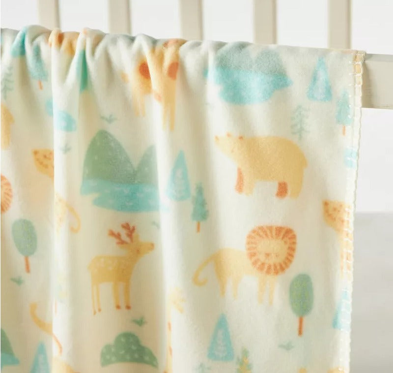 Juniors Safari Animals Blanket