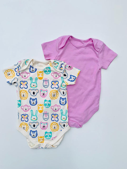 George Pack Of 2 Halfsleeves Bodysuits