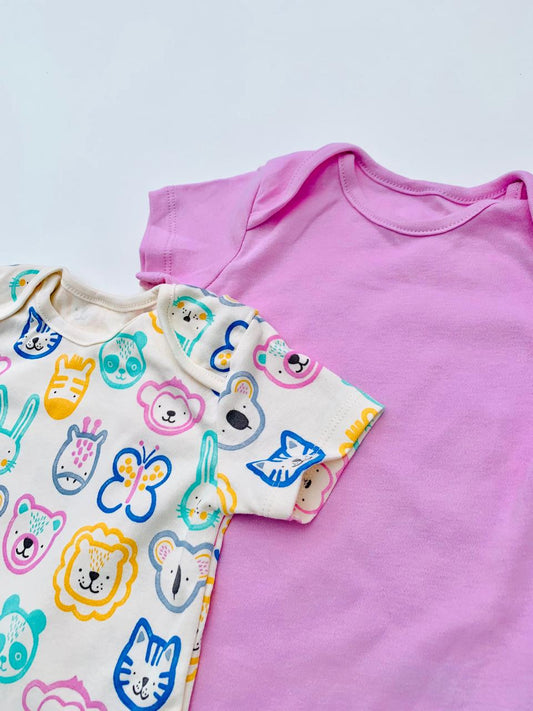 George Pack Of 2 Halfsleeves Bodysuits