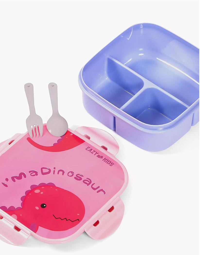 Juniors Dino Pink Lunch Box Set