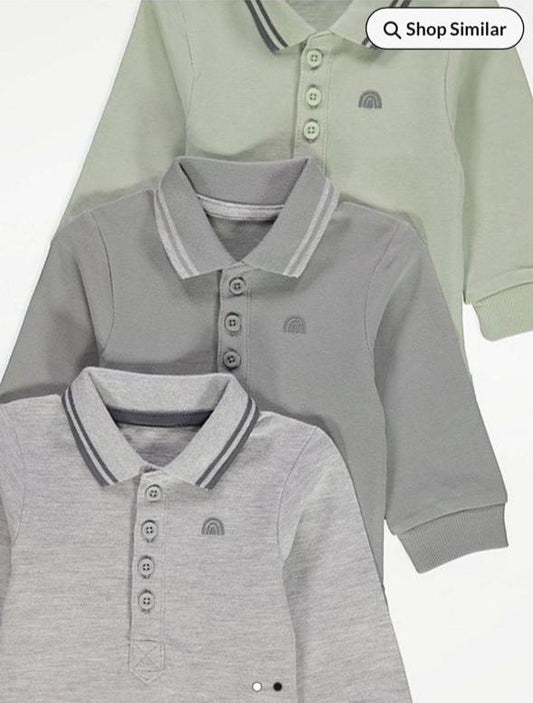 George Pack of 3 Bodyshirts