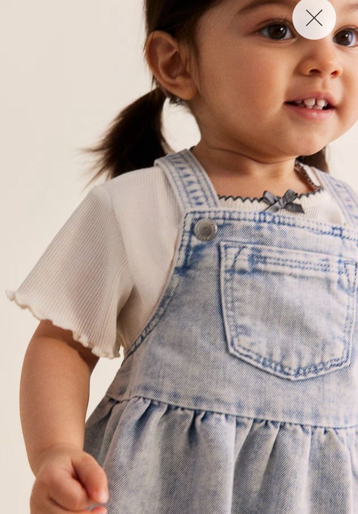 H&M Blue Denim Frock