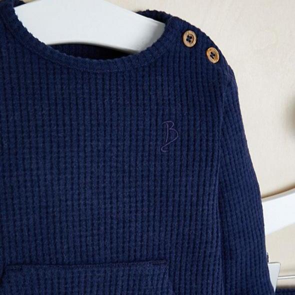 George Knitted Ribbed Shirt & Trouser Set