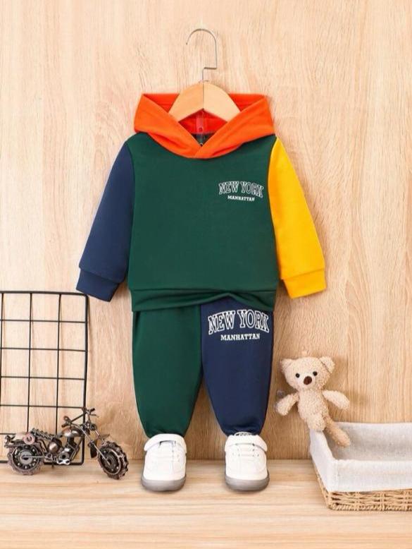 SHEIN " NEW YORK " Hoodie & Trouser Set