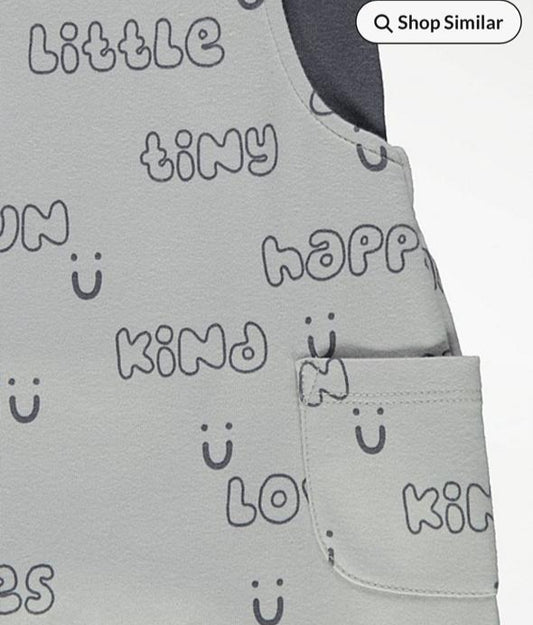 George " Smile " Dungarees with Bodysuit