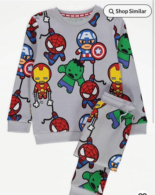 George Marvel SweatShirt & Trouser Set