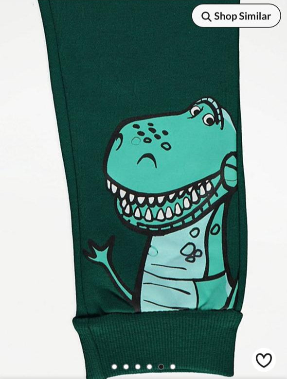 George T-Rex Sweat Hoodie with Trouser Set
