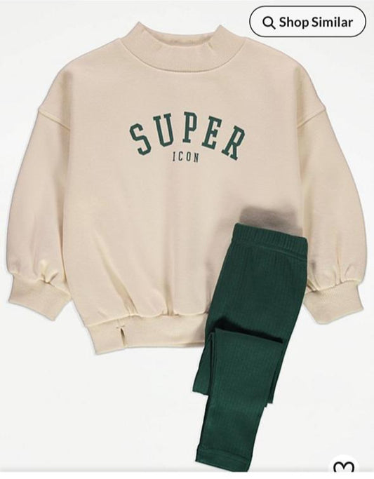 George "Super Icon" SweatShirt & Trouser Set