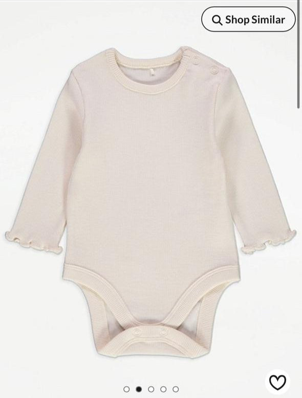 George Embroidered Corduroy Frock with Bodysuit & Leggings Set
