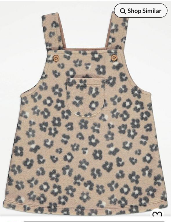 George Fleece Frock, Bodysuit & Leggings Set