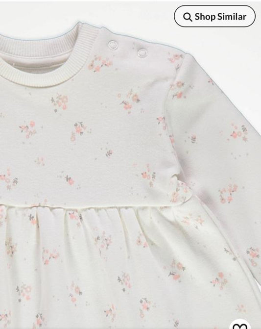 George Floral Frock with leggings Set