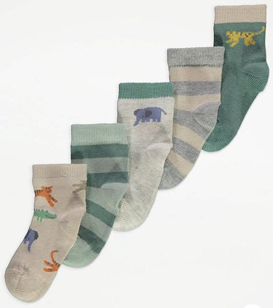 George Pack of 5 Socks